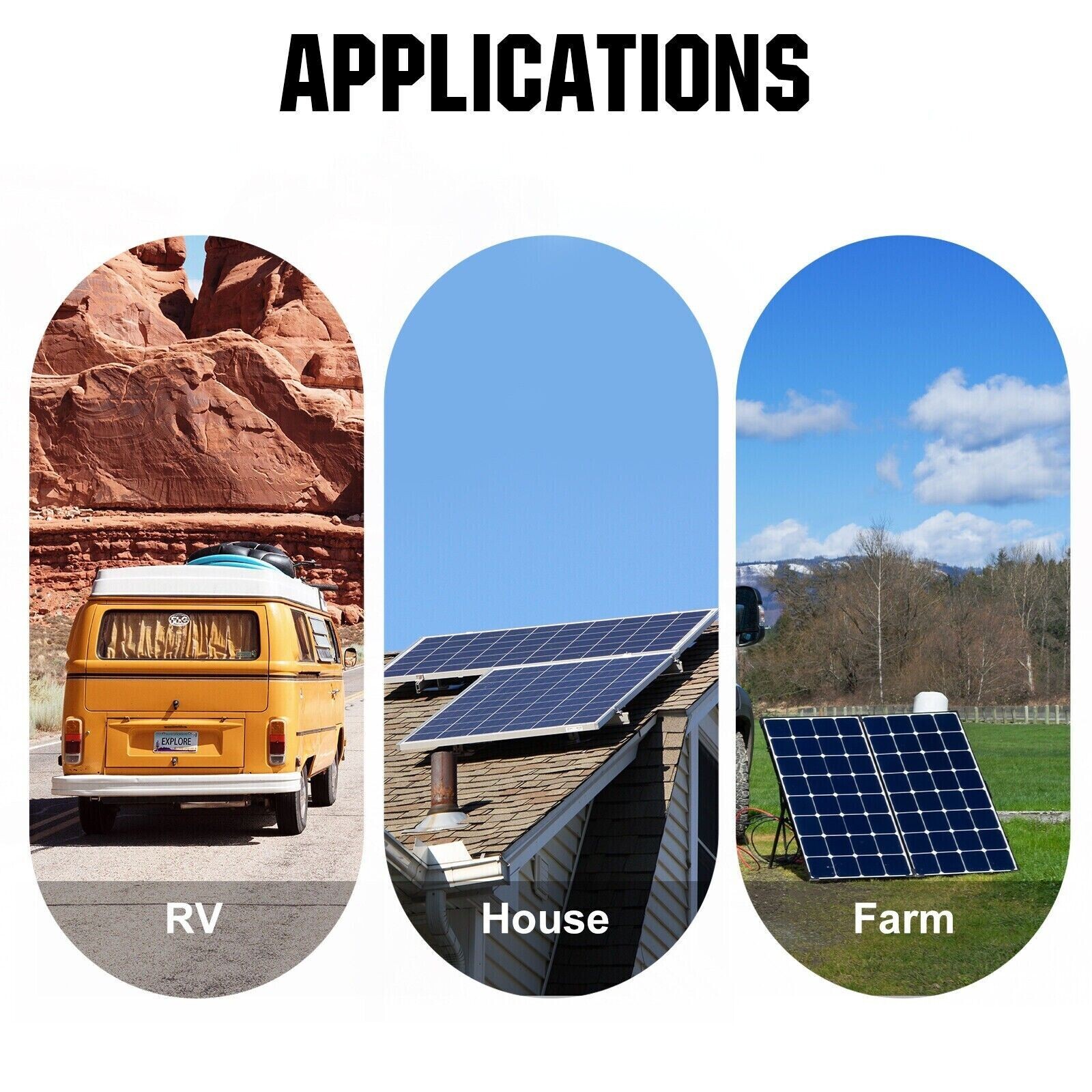 300W Flexible Solar Panel for Boat RV Car Camping Battery Charging Solutions