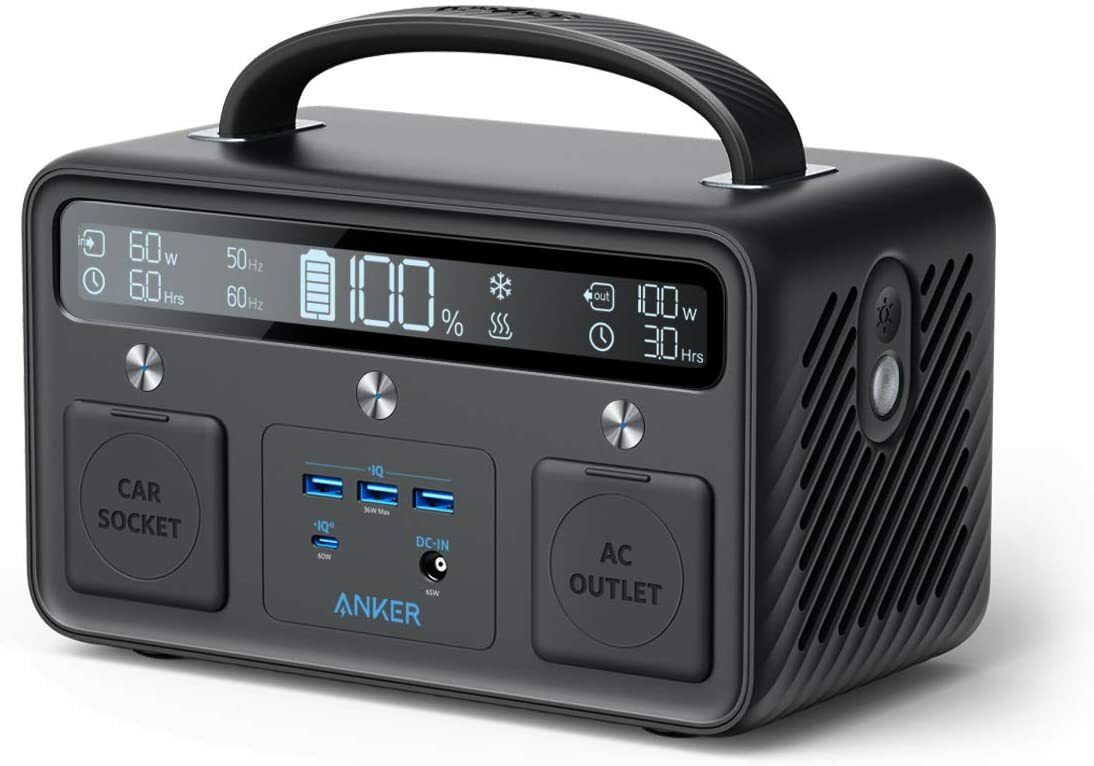 Anker Portable Power Station 300W/388.8Wh Solar Generator Power Sup⁣ply| Refurb