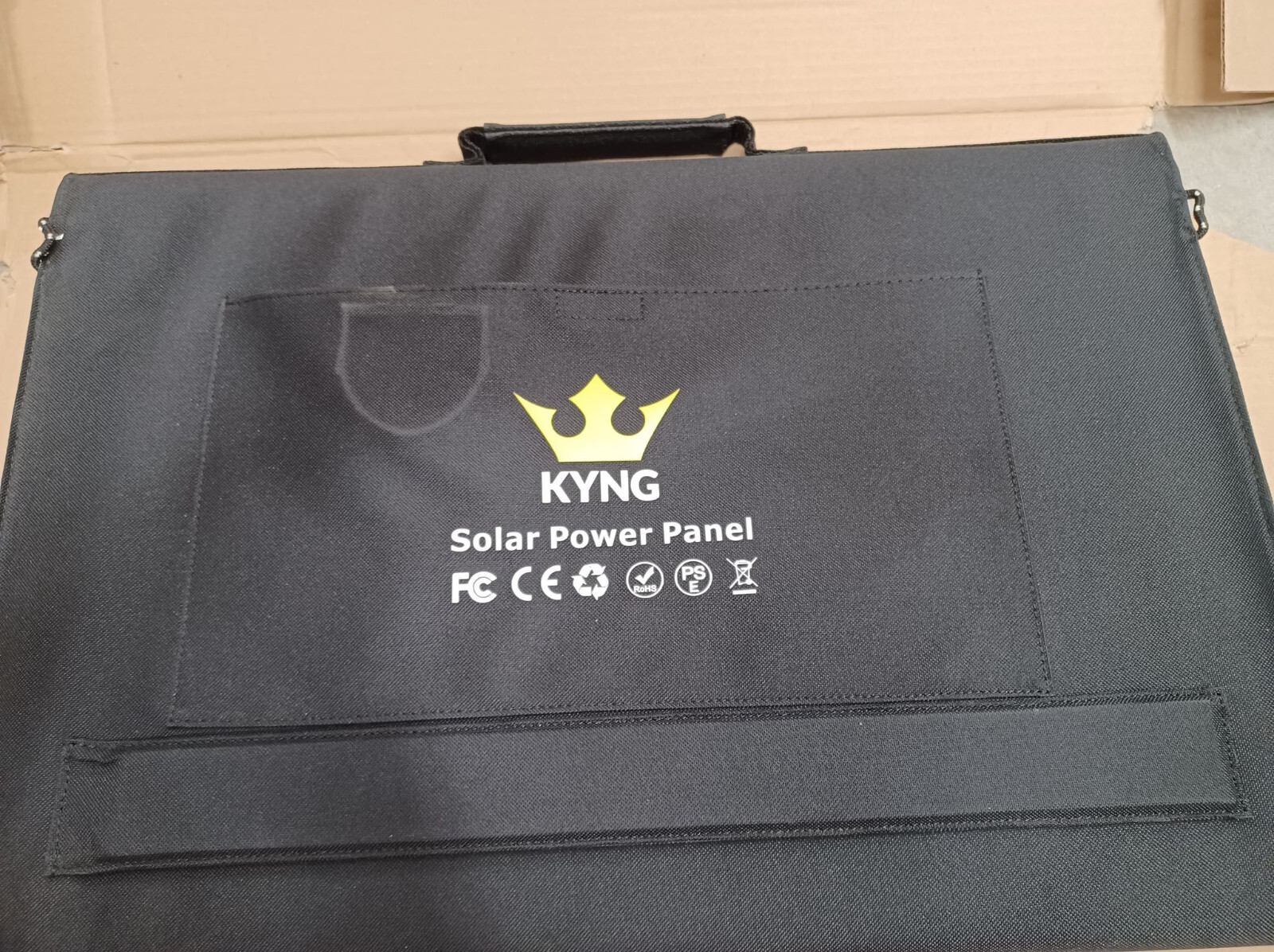 KYNG 120W Portable Foldable Charger 18V Solar Panel, Waterproof, Camping/Hiking