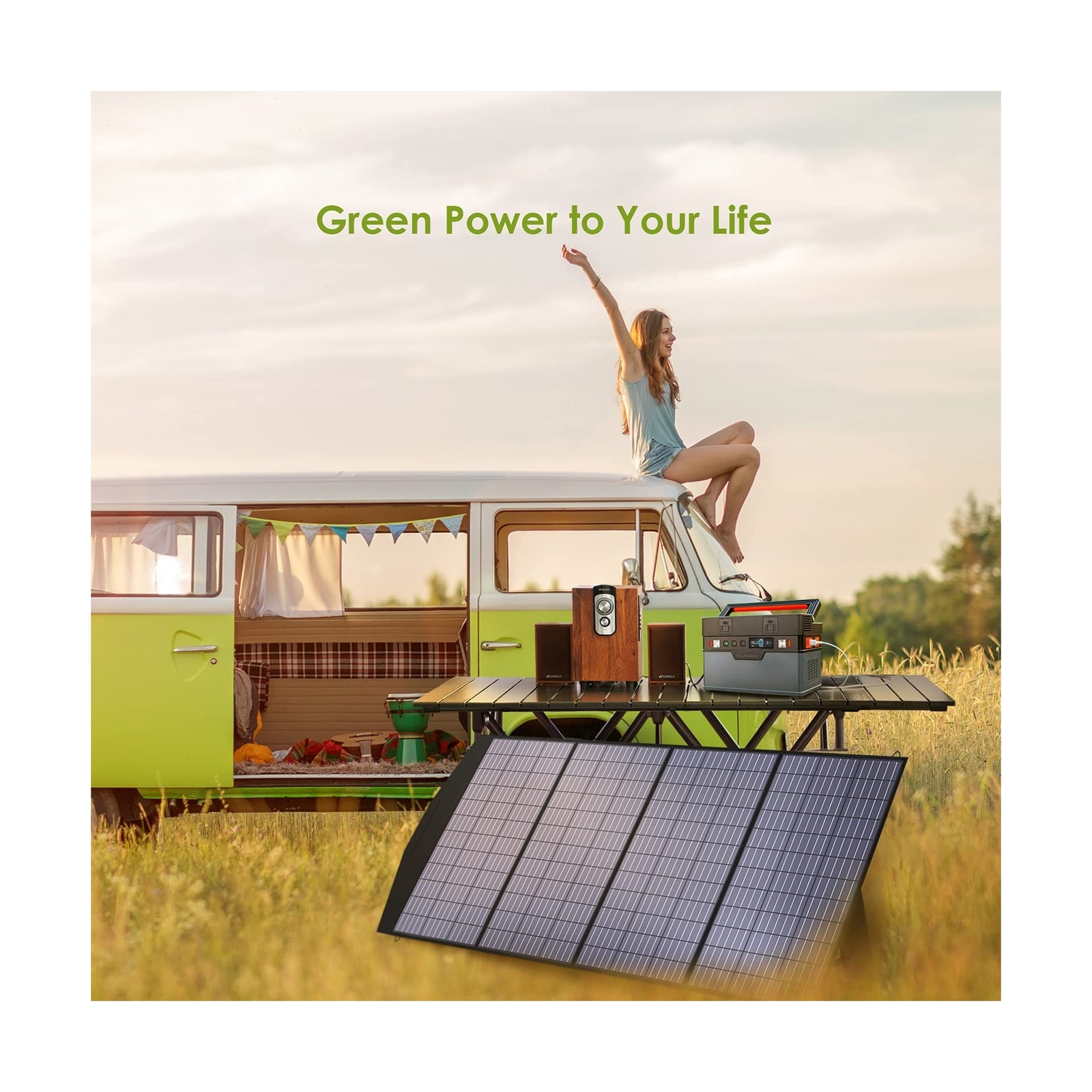 ALLPOWERS SP033 200W Portable Solar Panel 36V Foldable Solar Panel Kit Waterp…