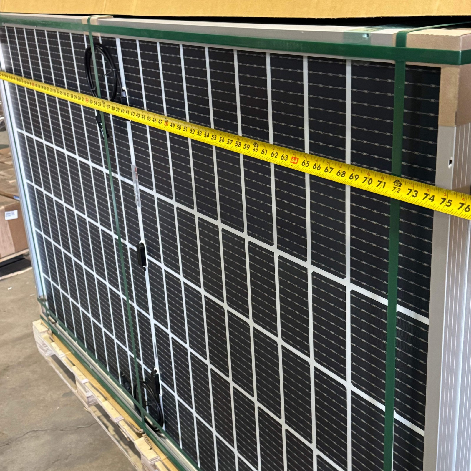 SEG SOLAR Photovoltaic Solar Panel Module Black 460W 75″ L x 45″ H x 1.5″ W SEG-