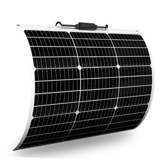 Flexible Solar Panel 50W 12V Monocrystalline Module Fiberglass 50-1 watts