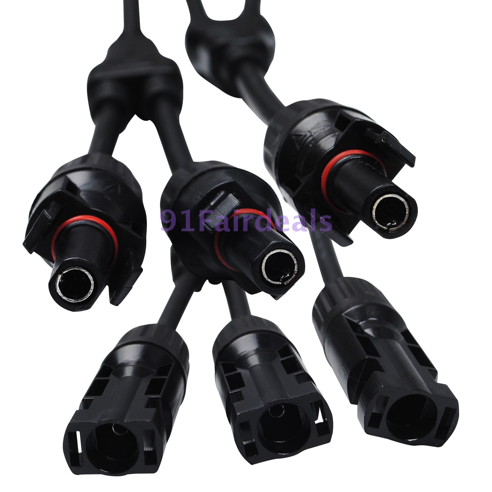 lot Solar Panel Y Branch Cable Connection Waterproof Adapter Connector Extension