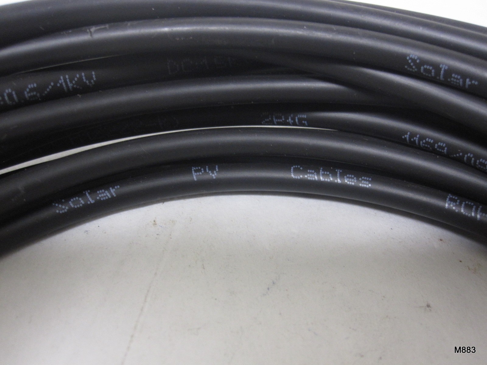 Solar PV Cable (22 Feet Long) ROHS TUV PV1-F(H1Z2Z2-K) 2PfG 1169/08.07 (BLACK)