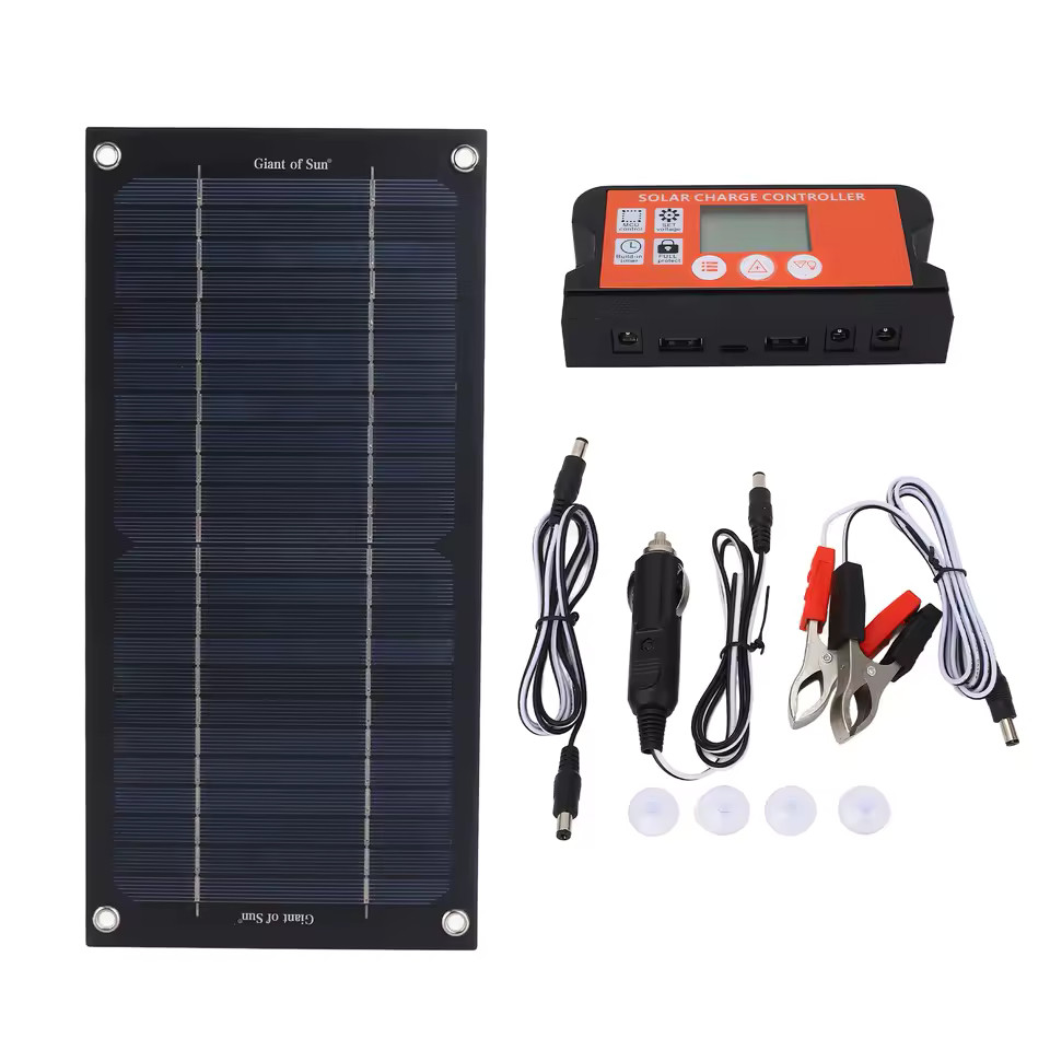 650/1300W Solar Panel portable solar panel kit 100A 12V/24V