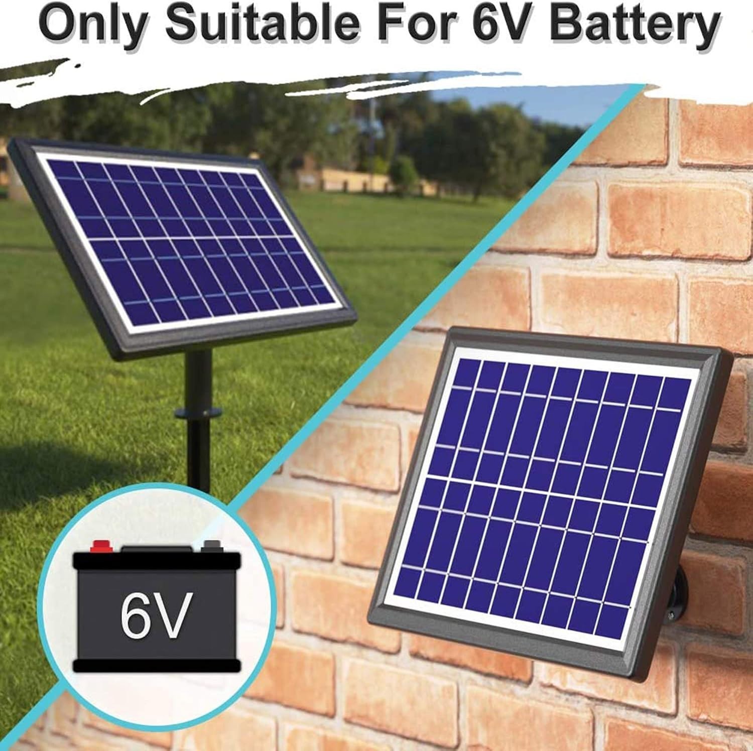 High Efficiency 6V Solar Charger – Deer Feeder & Gate Opener