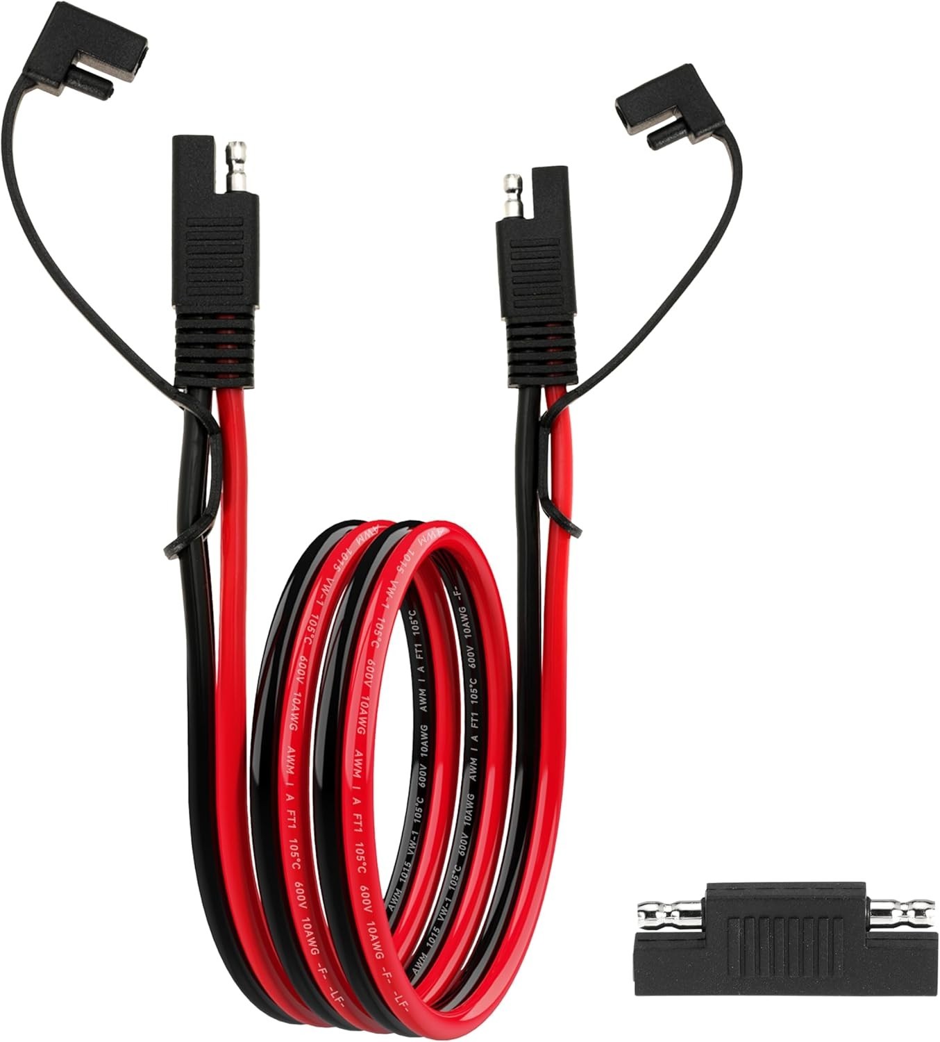 3FT 10AWG SAE Extension Cable,10 AWG Quick Disconnect Wire Harness