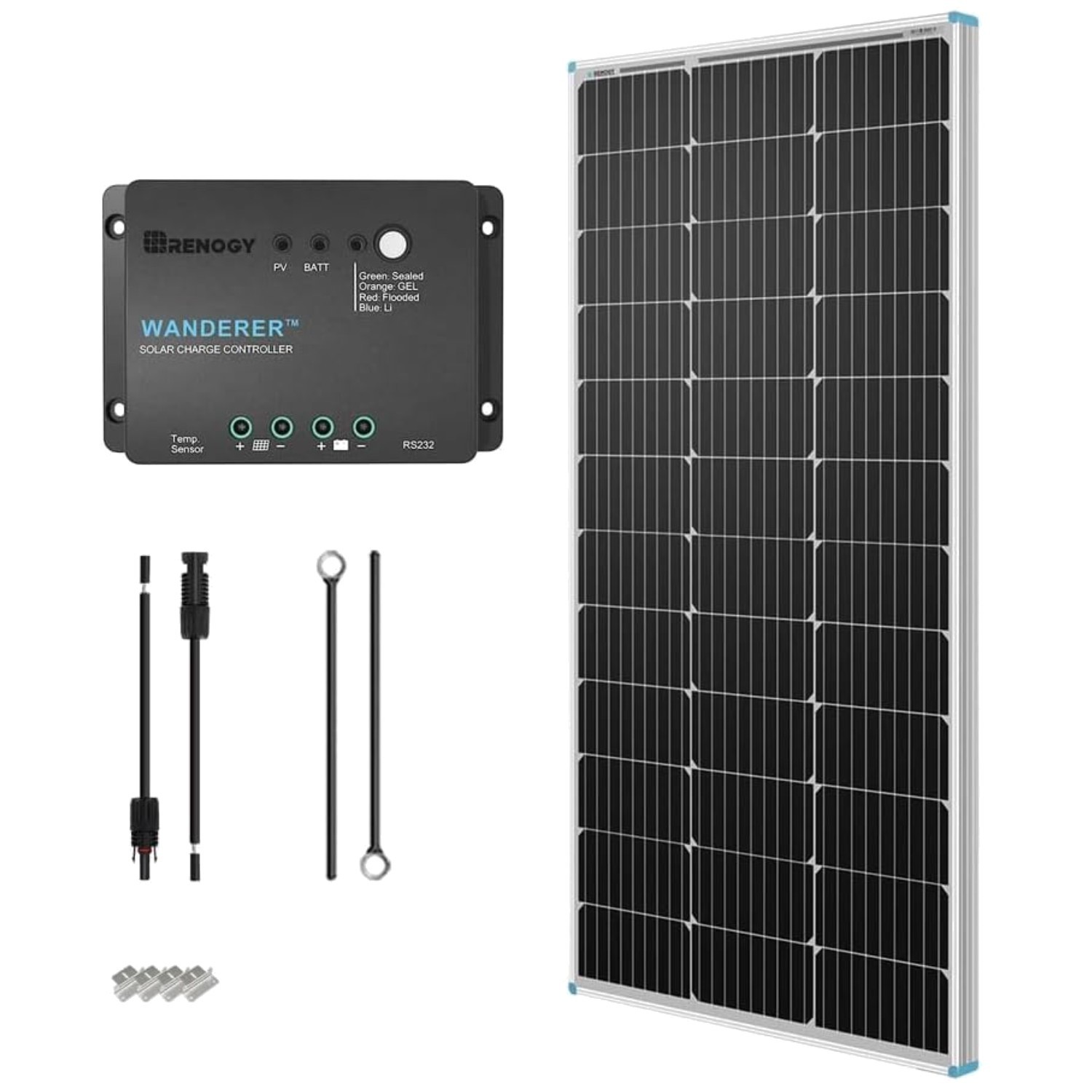 Monocrystalline Solar Panel Starter Set