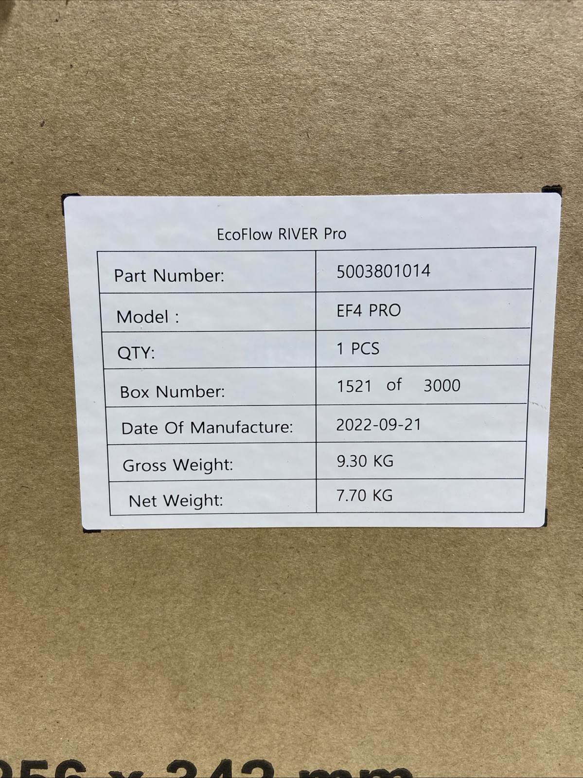 New EcoFlow 4 Pro 1200W 120V