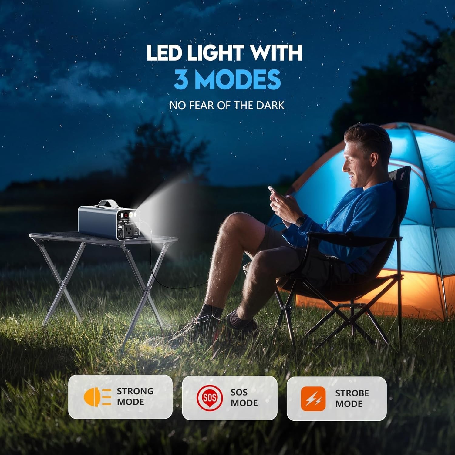 Swift 150W Portable Power Station – Ideal for Camping & Complete Device Charge