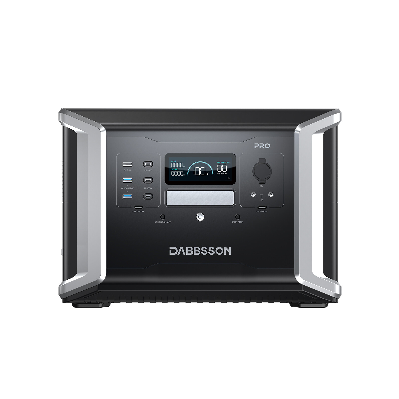Dabbsson Power Station 2400W LiFePO4 Battery w/ 210W Folding Solar Panel Kits