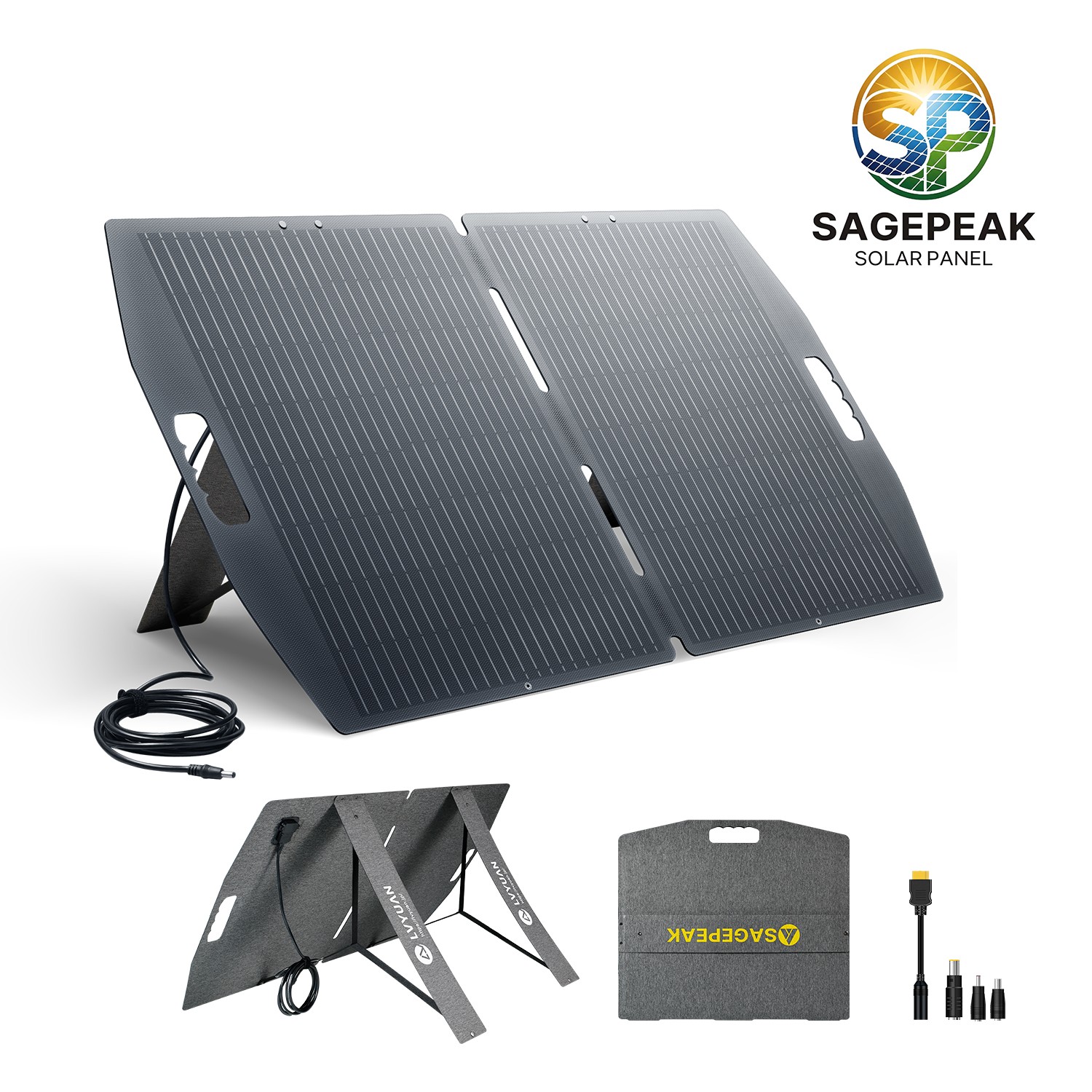 400W 300W 200W 100W Solar Panel kit Mono Foldable Off-Grid for Motorhome Camping