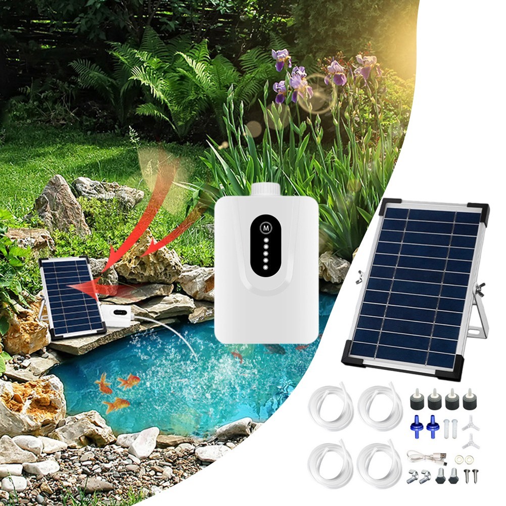 Indoor Space Aquarium Oxygenator 5?O Fish Pond Capacity 6000mAh Battery