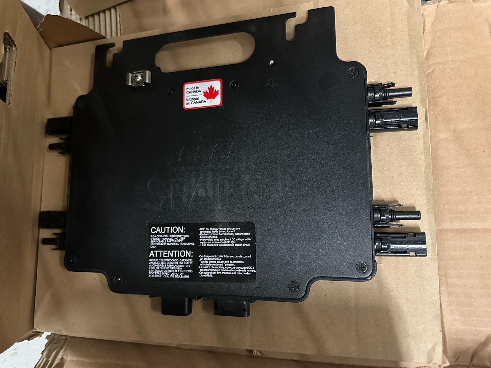 Sparq Q1200 Grid-Tied Quad Input 12.1kW Microinverter Kit w/ Gateway and Cabling