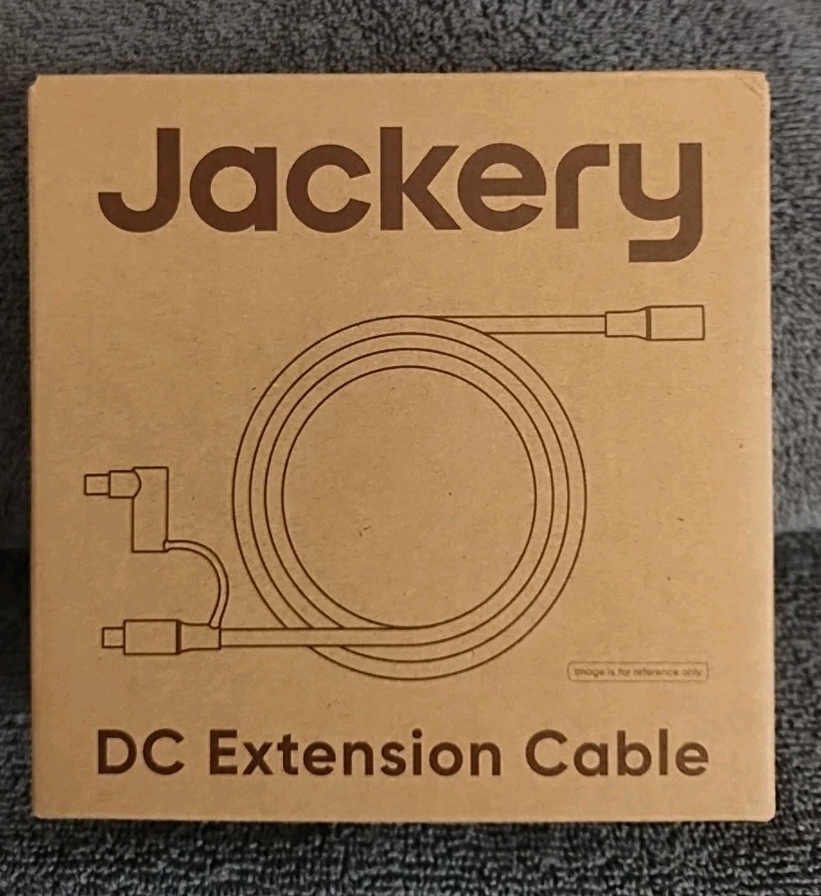 Jackery DC Extension Cable for Solar Panel. Model #JA-CA05A. New In Box.