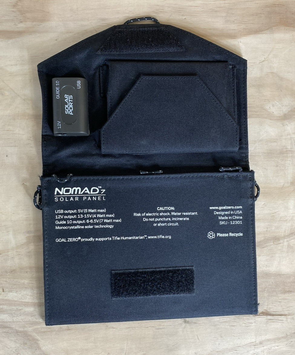 Goal Zero Nomad 7 Portable Solar Panel/TESTED