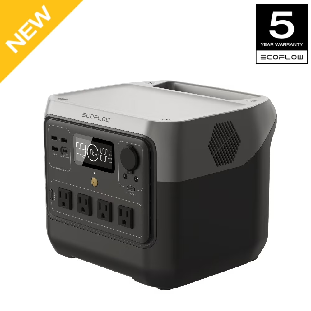 EF EcoFlow Portable Power Station RIVER 2 Pro 700,716Wh LFP Battery,1600W Solar