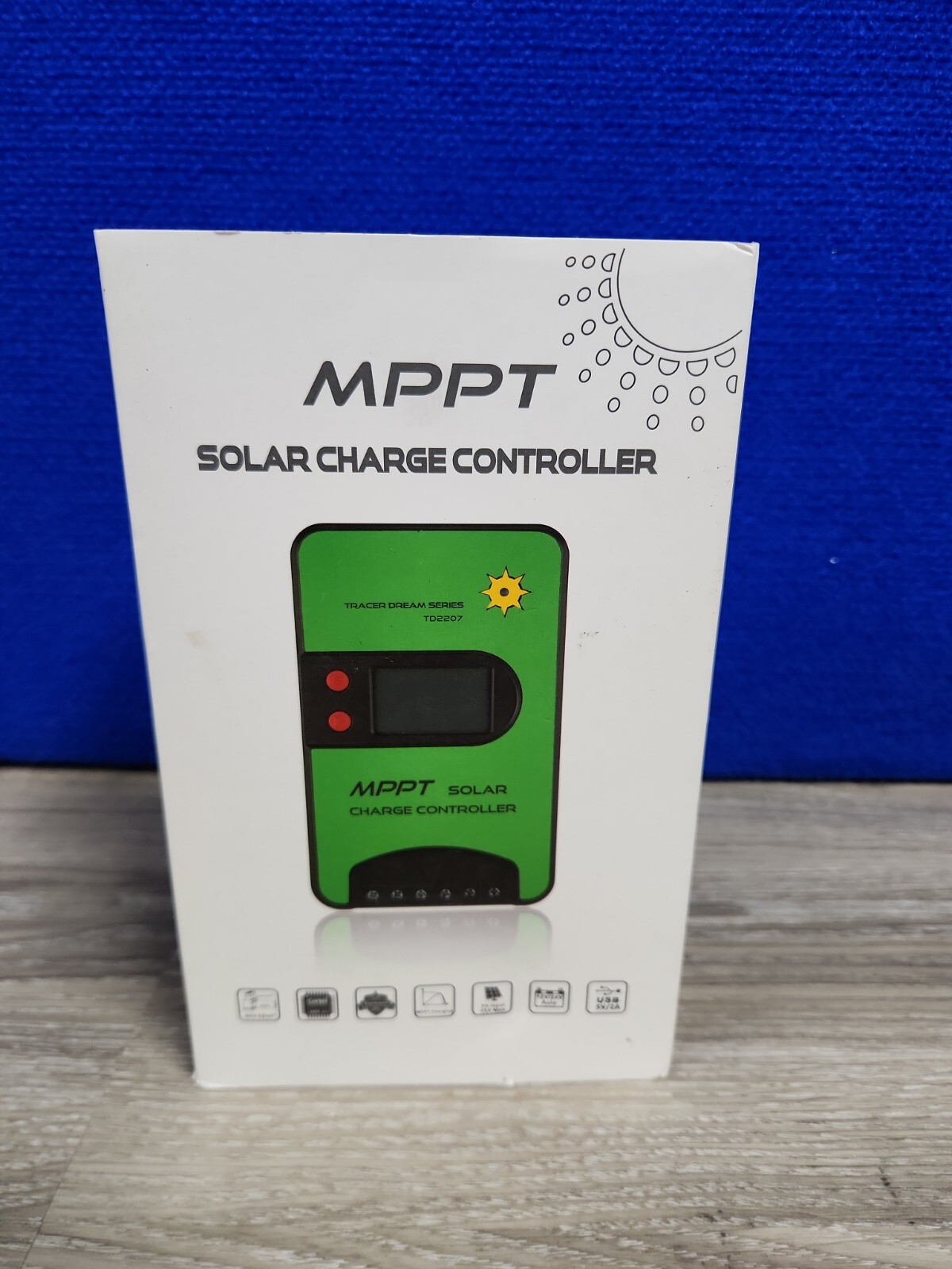 20A MPPT Solar Charge Controller 12V/24V Automatic Maximum PV 75V TD2207-BT