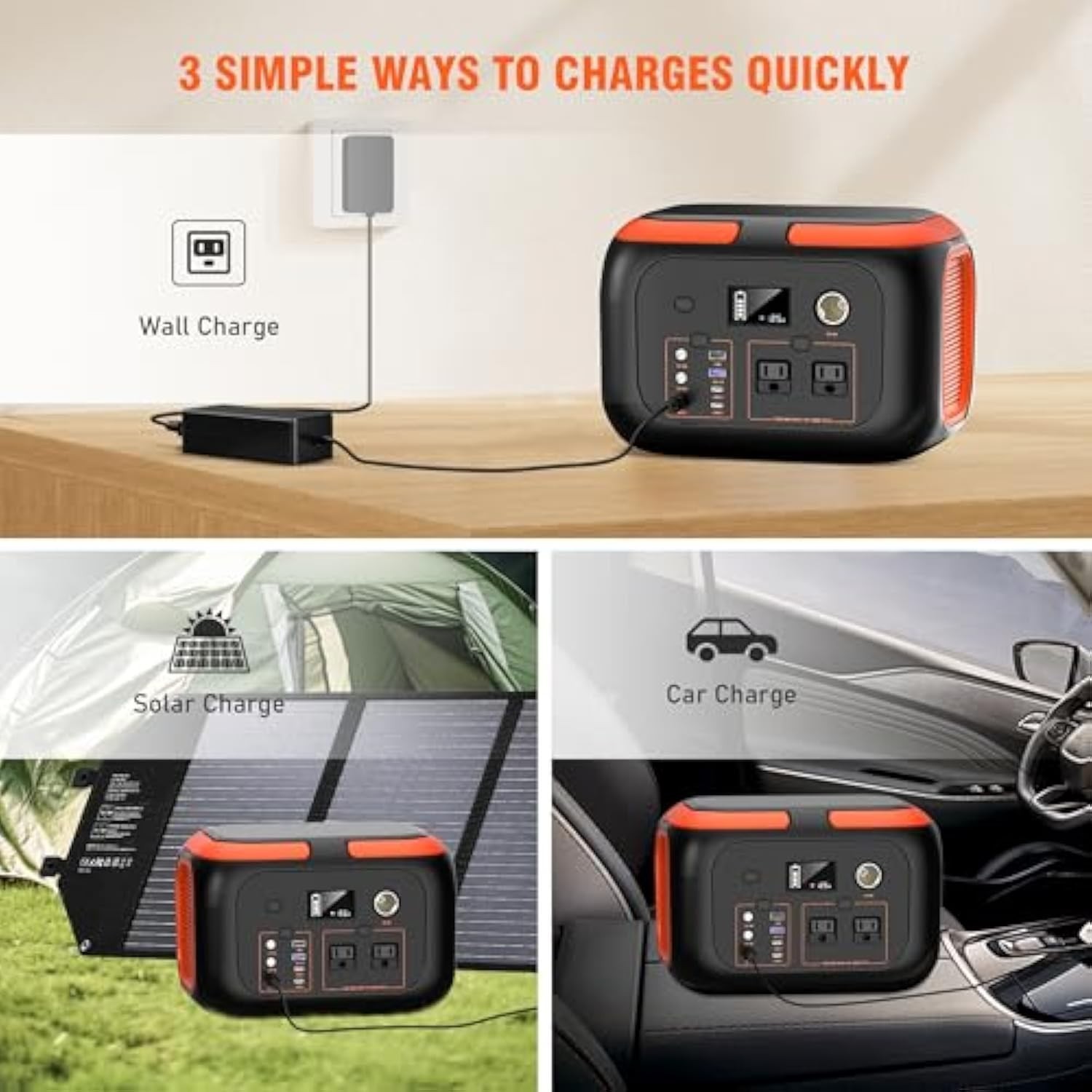 Open Box G600 600W 296Wh Solar Portable Power Station