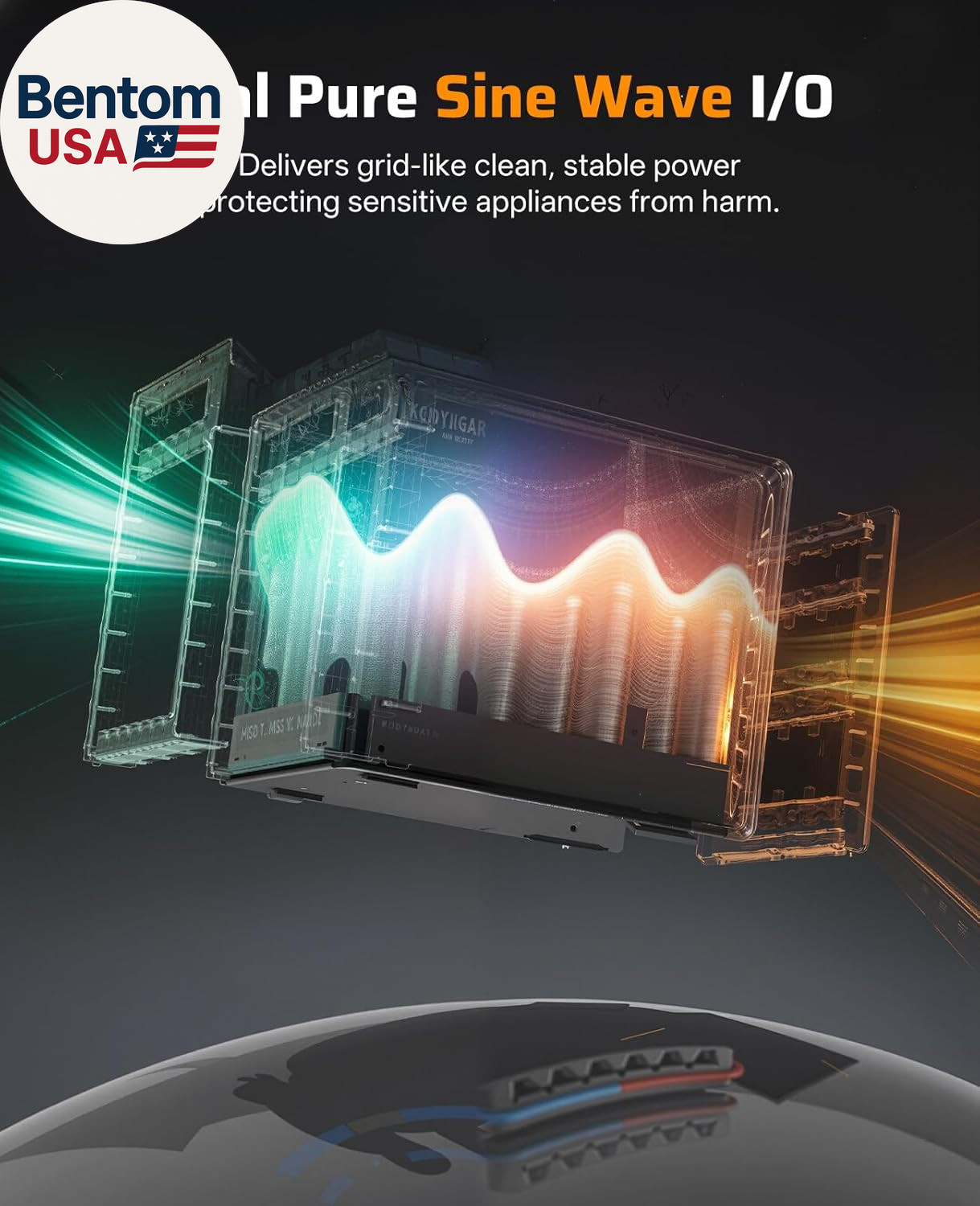 2048Wh Portable Power Station 2400W (Peak 4800W),P210 Lifepo4 Battery Generator,