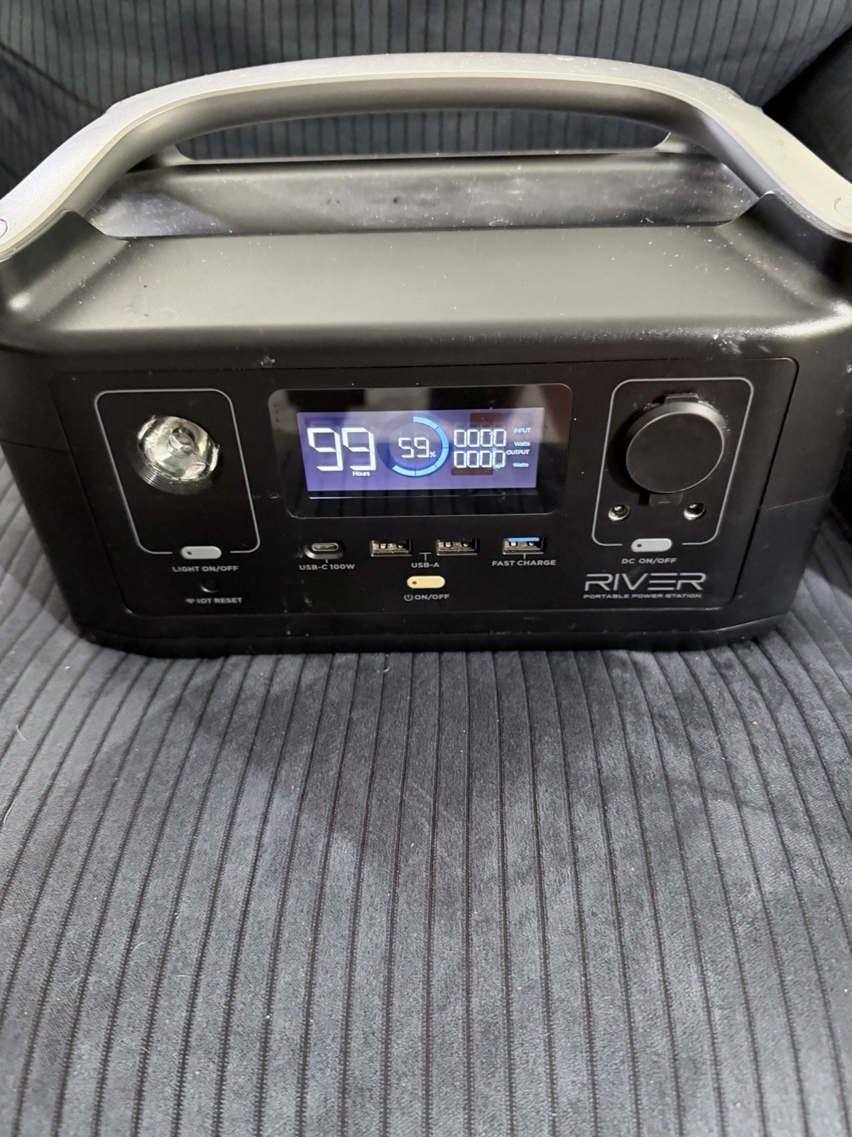 EcoFlow River 288Wh Portable Power Station 3X 600W (Peak 1200W) AC