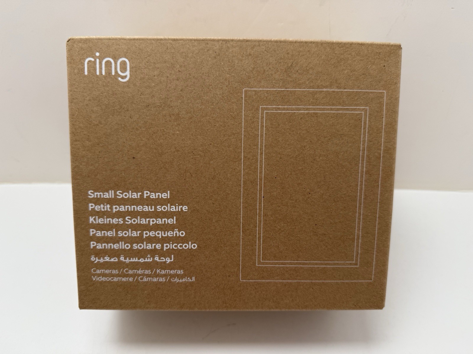 NEW Ring Small Solar Panel USB-C Home Security 23-011294-01 White