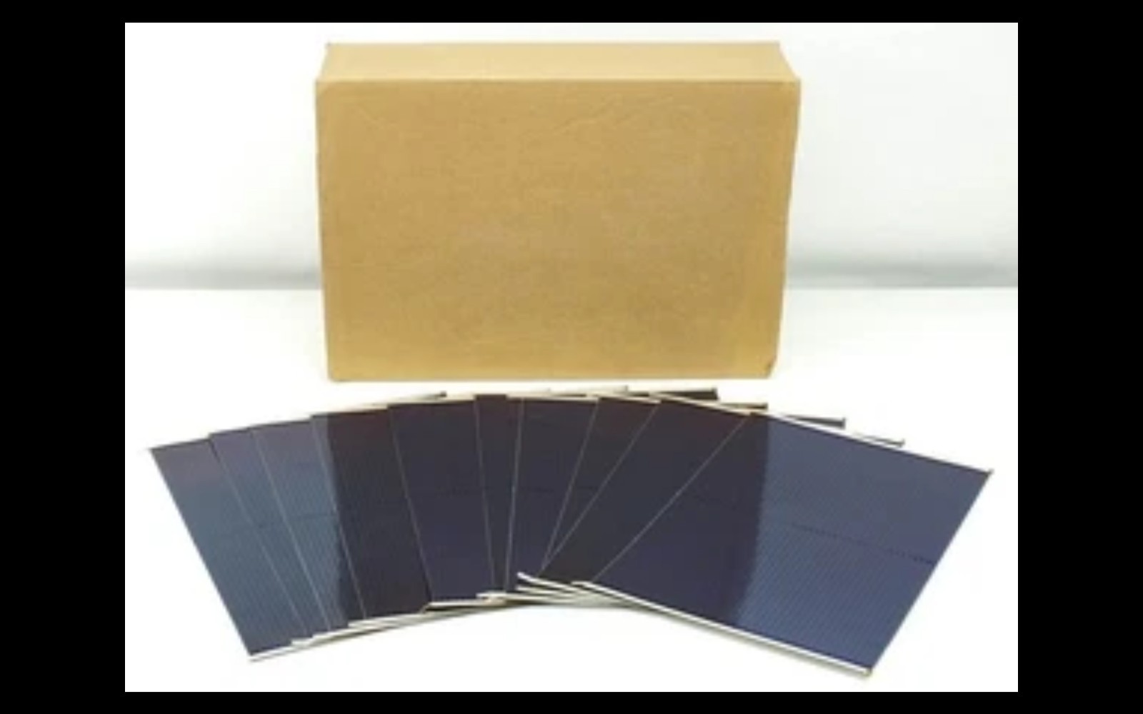 Uni-Solar 1.6V 7.5W 14 x 9.5 x 0.02 Inch Amorphous Solar Cells Pack of 10
