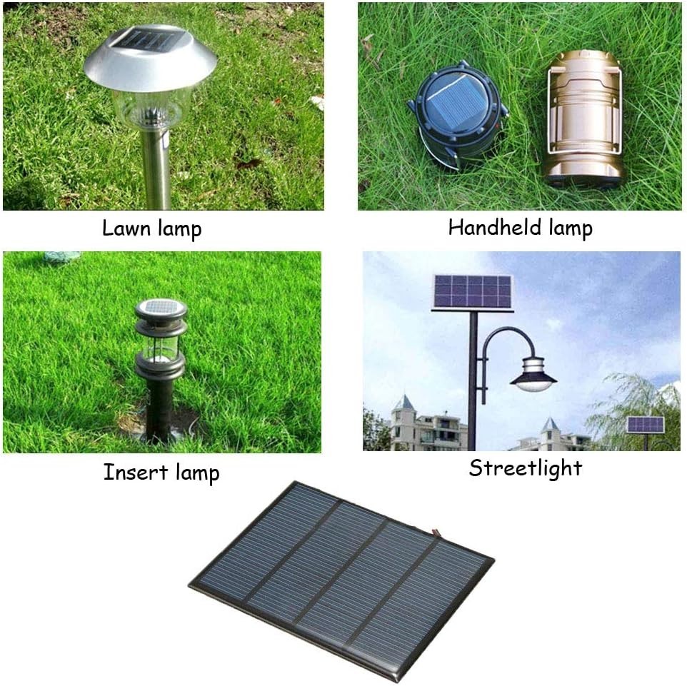 12V Mini Solar Panel Polycrystalline Silicon Board 1.5W DIY Cell Module