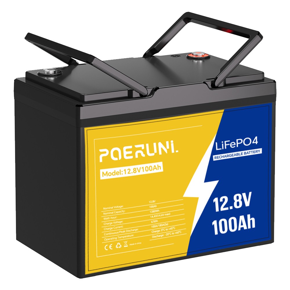 NEW 12V 100Ah LiFePO4 Lithium Battery 8000+ Cycle Deep Built-in BMS for Solar RV