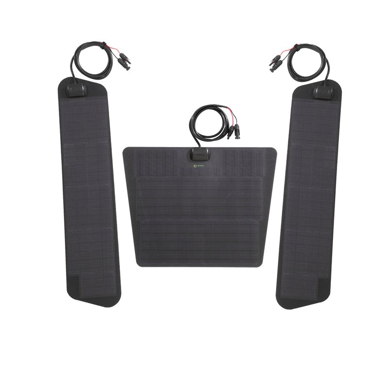 Keep Lensun 85W(25+30+25) Hood Flexible Solar Panel for Chevrolet Colorado ZR2