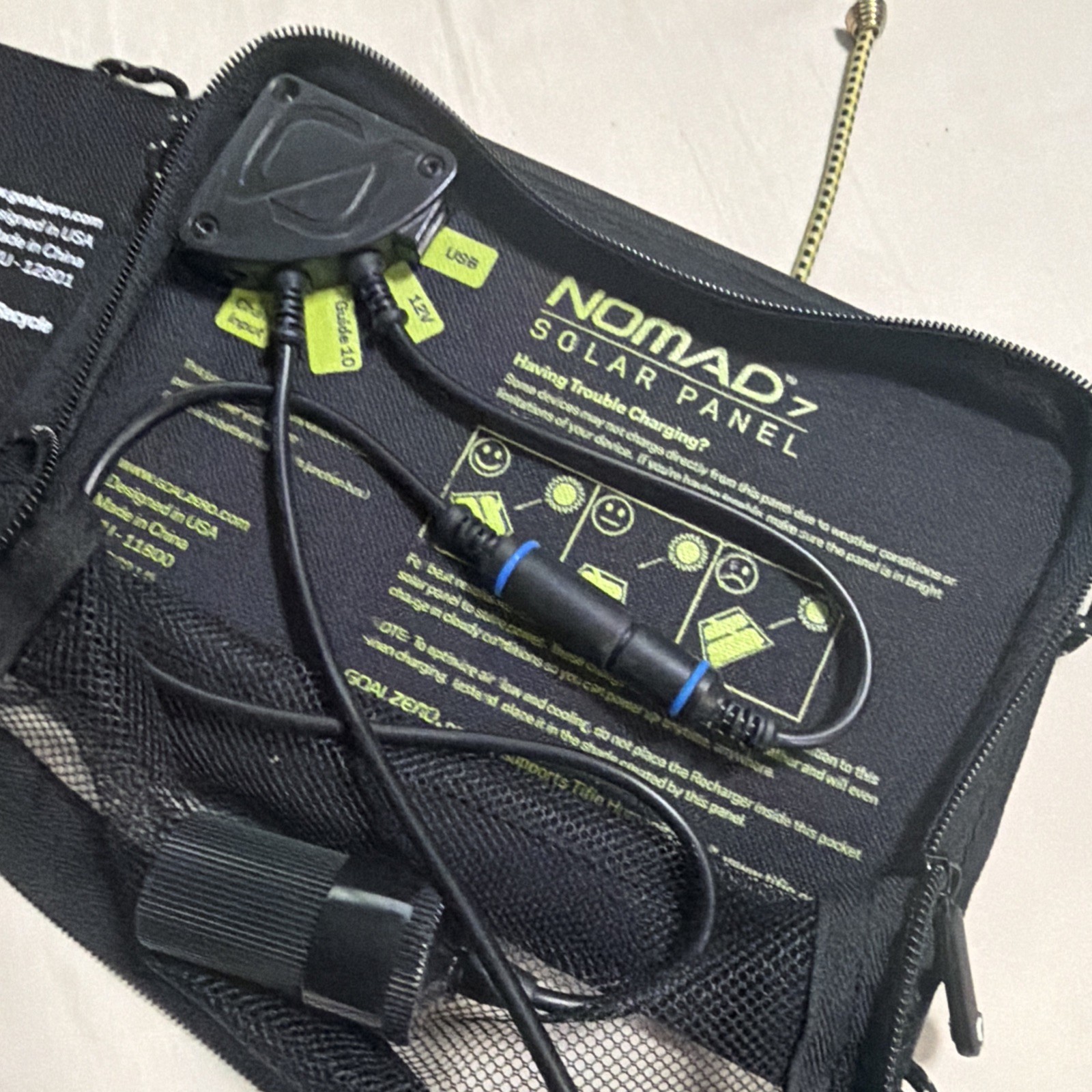Goal Zero Nomad 7 Portable Solar Panels. 2 Sets Can Be Chained Together.