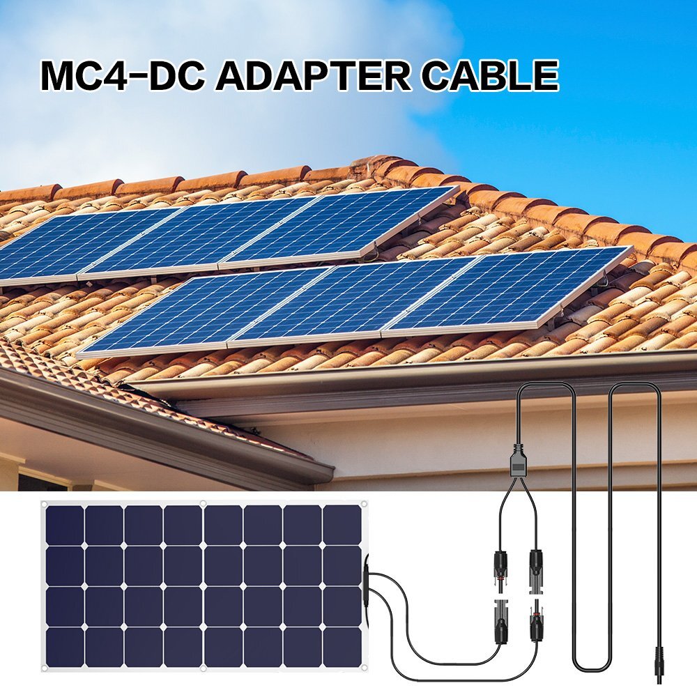ALLPOWERS Solar Panel Connector to DC 8mm Adapter Cable Perfectly Solar Connecto