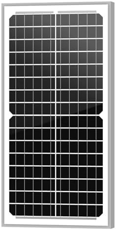 Newpowa 10W 12V Monocrystalline Solar Panel High-Efficiency