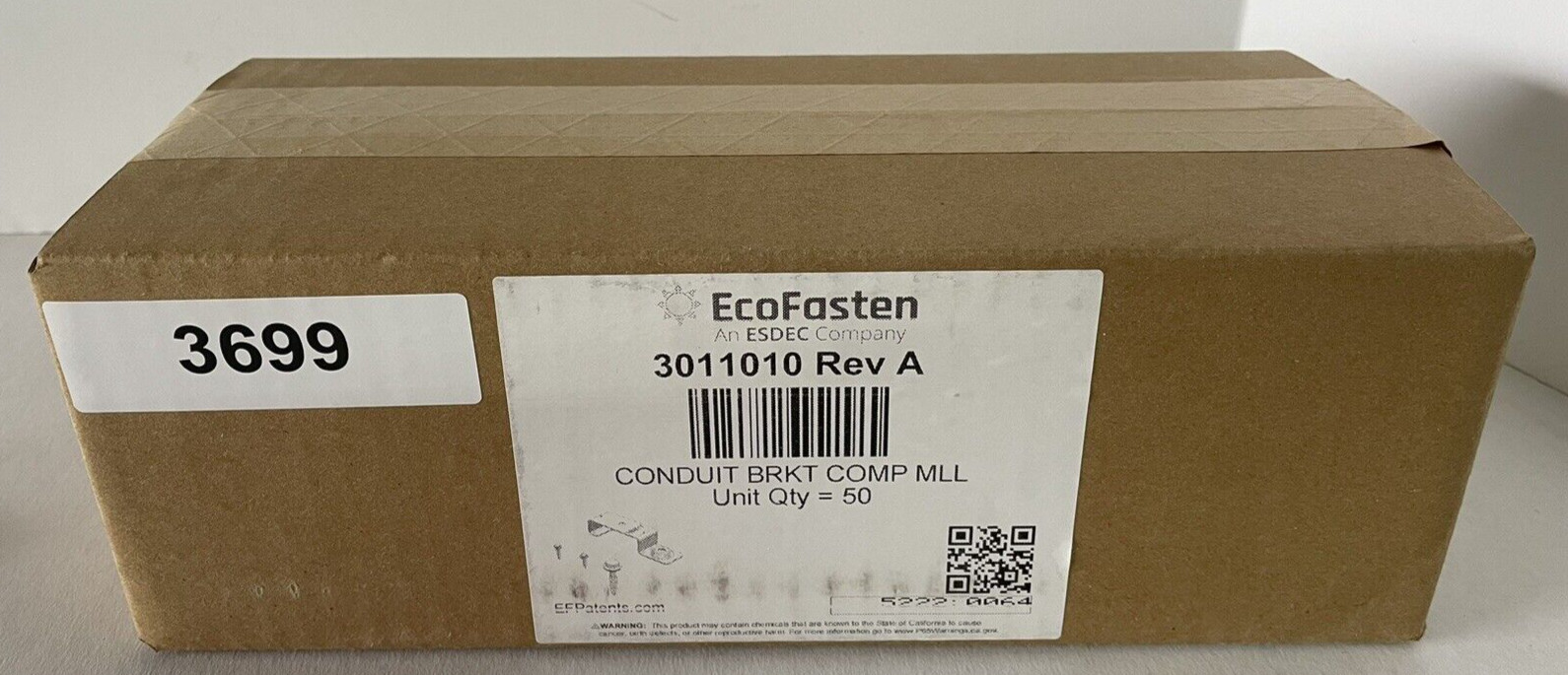NEW Ecofasten Solar Conduit Mount Bracket Comp MLL 4.5″x1.25″ CONDUITMOUNT-BRKT
