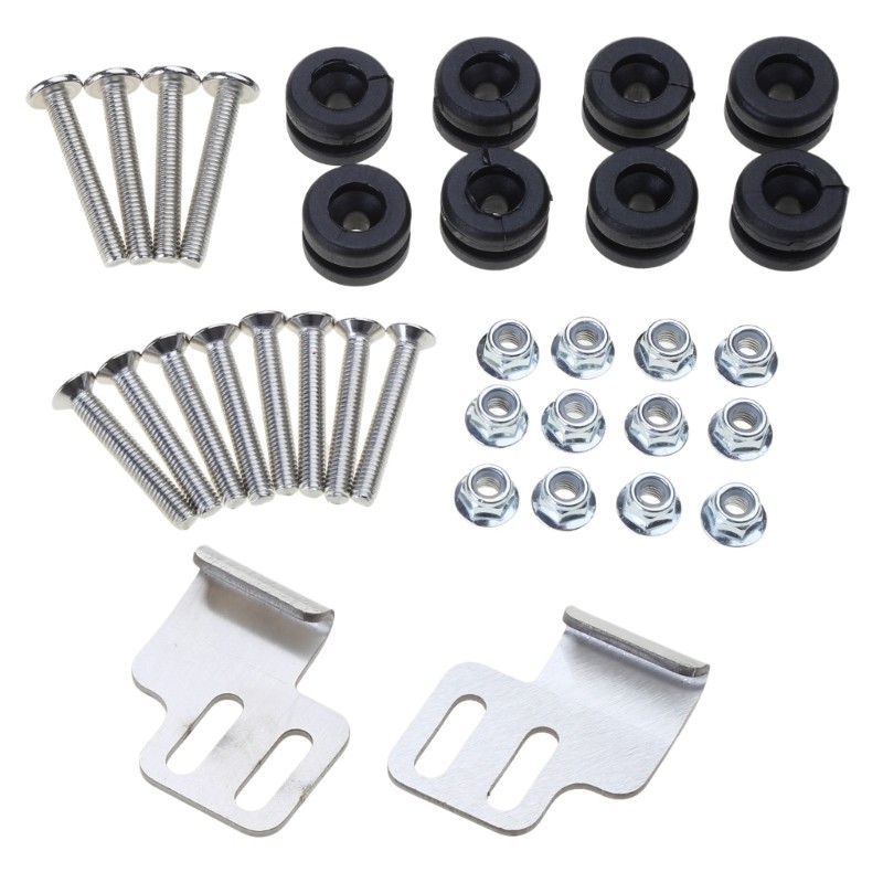 Replacement Luggage Case Mounting Fasteners Trunk Screw Bolts Lock Support Bars