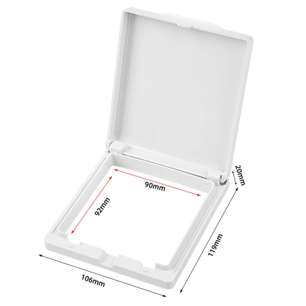 For 86mm Waterproof Junction Box Cover for Bathroom Kitchen Dustproof Design