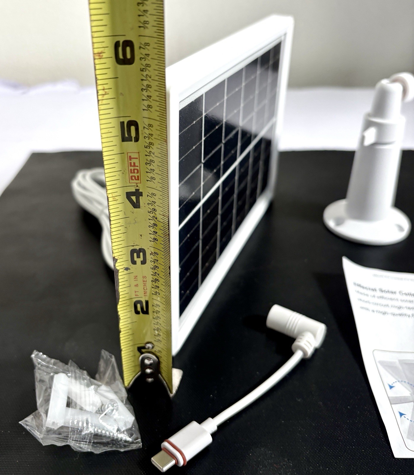 Solar Panel for Ring Camera, Waterproof & Fast Charging Solar Panel Charger ***