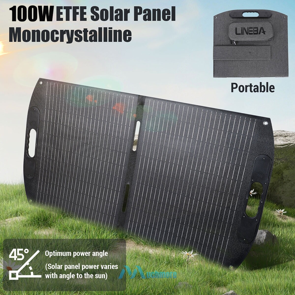 400W 200W Foldable Solar Panel Solar Charger for RV Power Station Camping Hiking