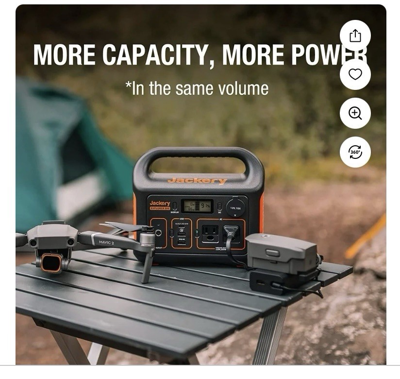 Jackery Explorer 290 Portable Outdoor Power Station