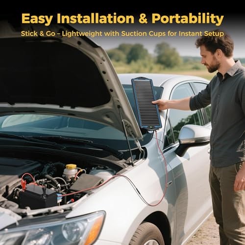 12V Solar Battery Charge: Waterproof Portable Solar Panel Kit – Battery 1.8W