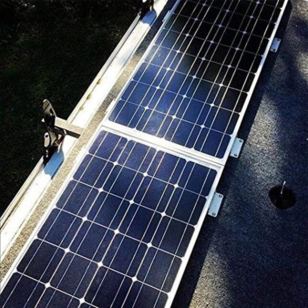 Solar Panel Mounting Z Brackets Lightweight Aluminum Corrosion-Free Construct…