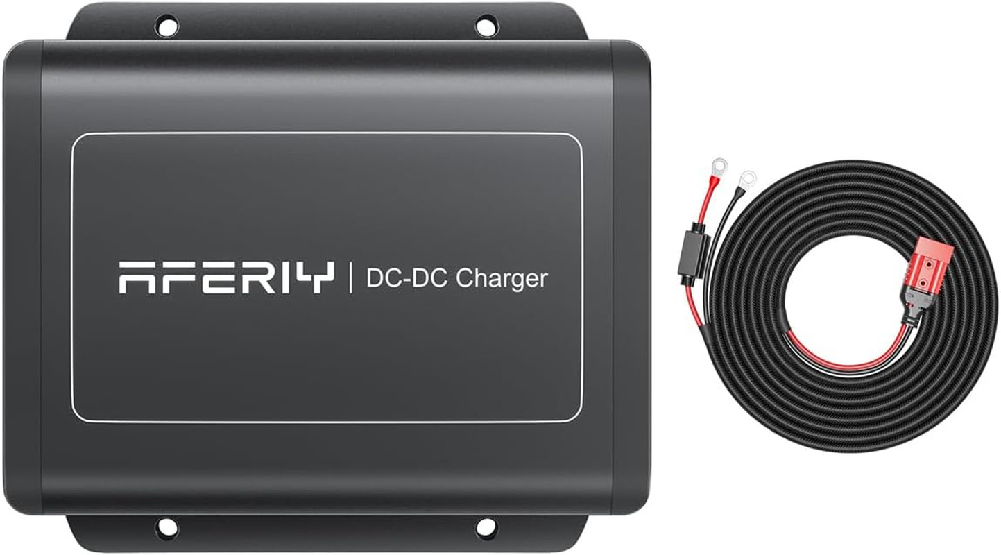 AFERIY DC060 600W Alternator Charger, Fast DC to DC 12V/24V to 48V Power Station