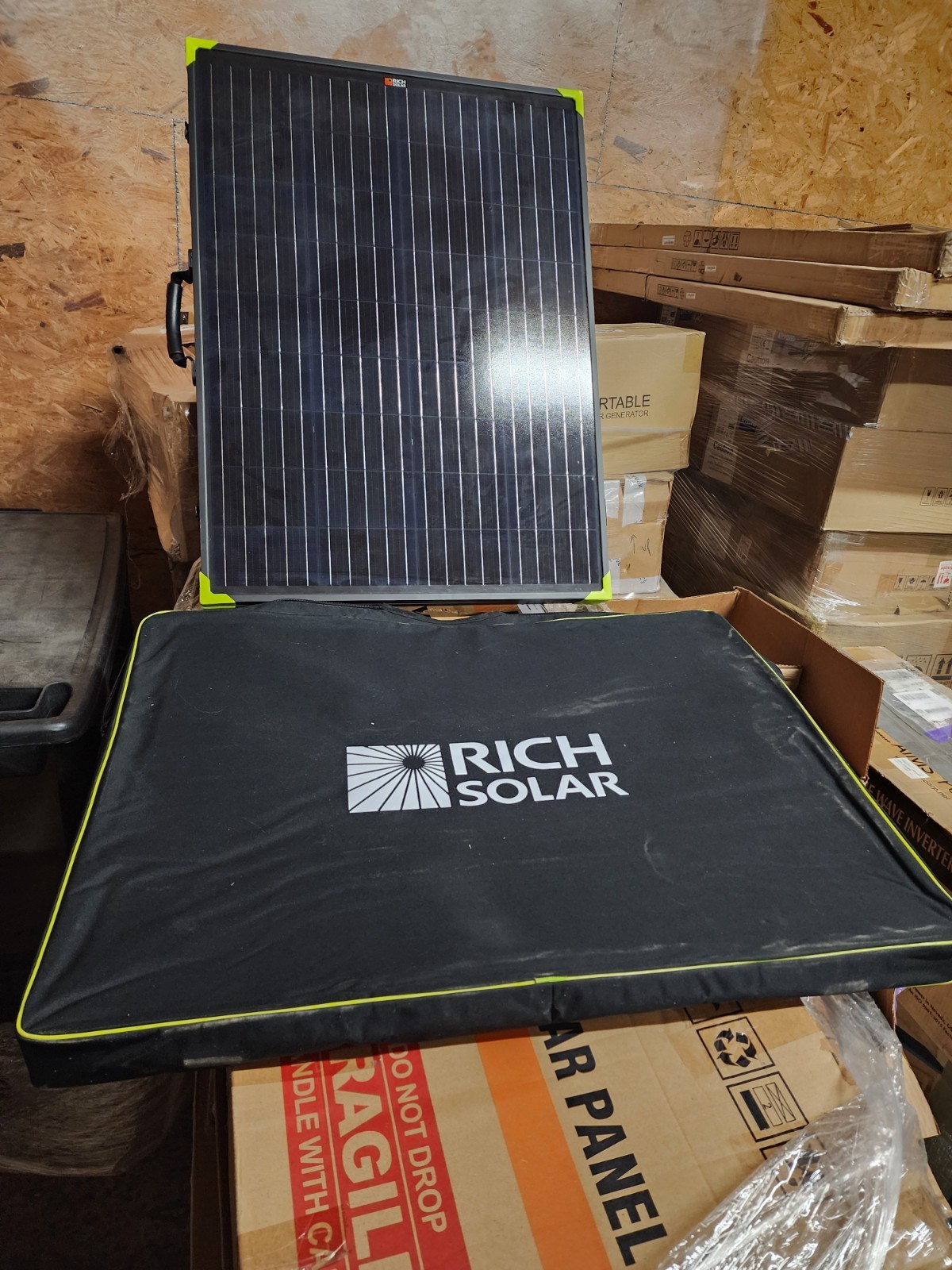 Rich Solar panel MODEL: RS- X200B PORTABLE SOLAR PANEL