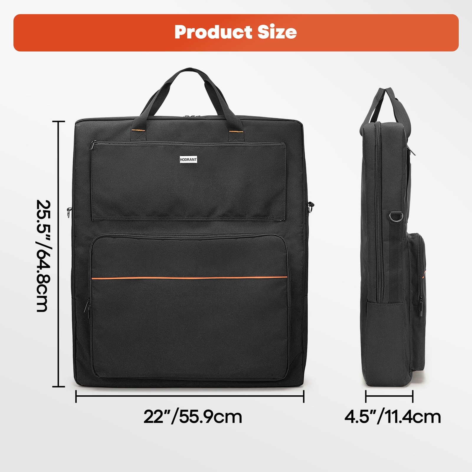 HODRANT Solar Panel Storage Bag, Solar Panel Carrying Case Compatible with An…