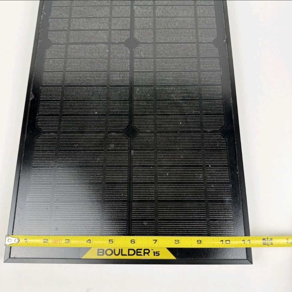Goal Zero Boulder 15 Solar Panel w/ Solar Ports Chain Adapter (New)