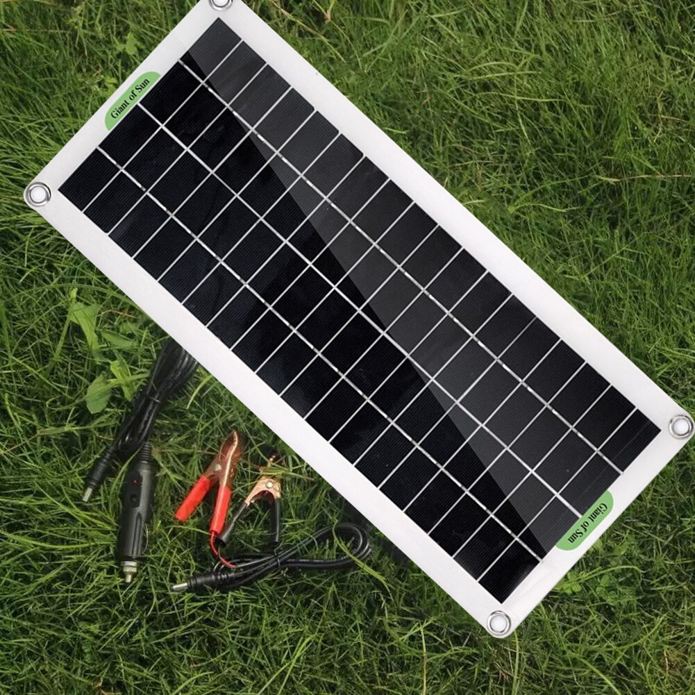 30W Polycrystal Solar Panel Flexible Solar Panel For Camping Car Traveling U5H6