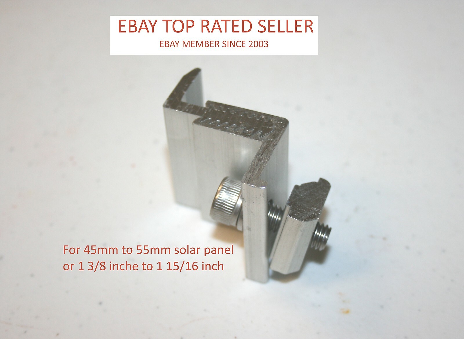 Solar Mounting 20 Mid-Clamps No Hardware & 8 End-Clamps **Free Shipping**