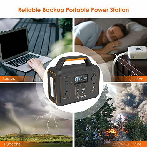 Portable Power Station 300w Solar Generator 280wh Typec Pd60w Regulated Dc Outpu