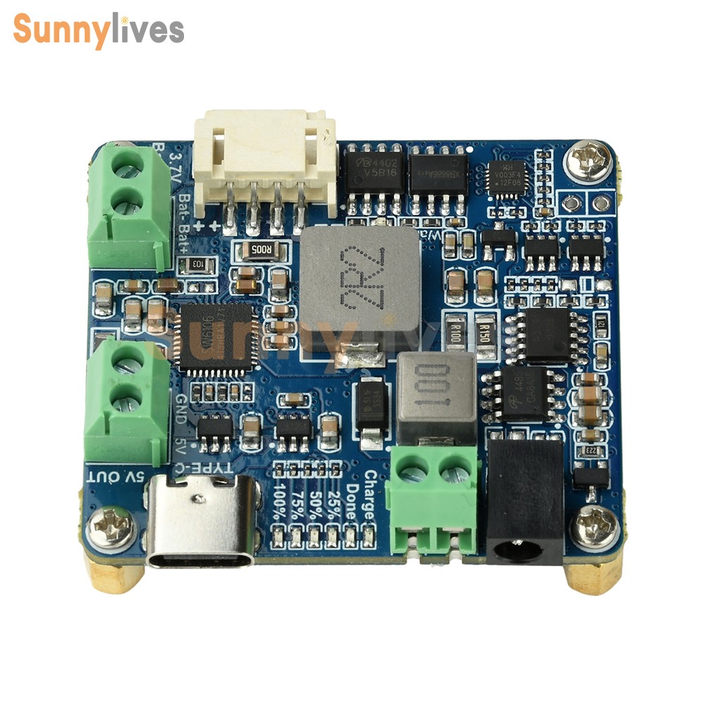 6-24V Solar Panel Power Management Module 5V 3A Supports MPPT, PD QC FCP SFCP