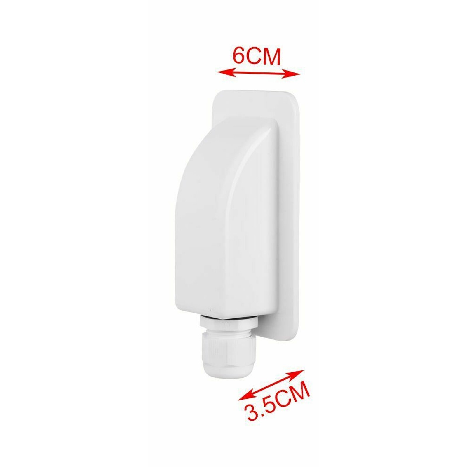 Single/Double Cable Entry Gland Waterproof Housing For RV Caravan Boat Camping